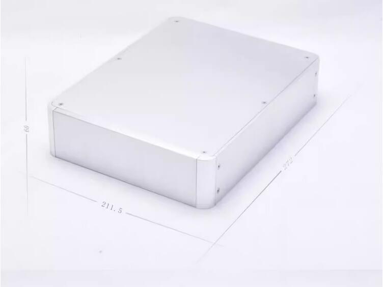 BZ2106 New DIYAll-Aluminum Rounded Chassis DIY Audio Preamp Case Amp Box DAC Enclosure
