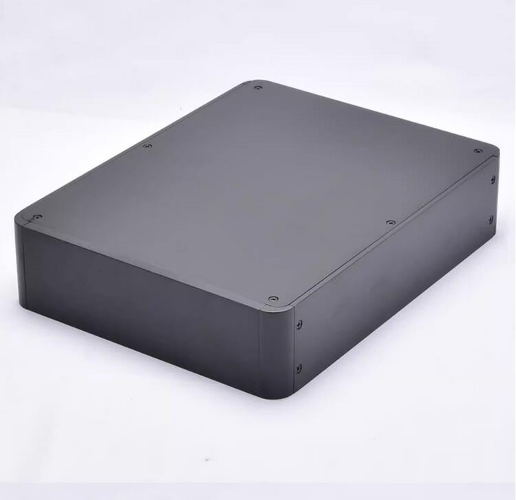 BZ2106 New DIYAll-Aluminum Rounded Chassis DIY Audio Preamp Case Amp Box DAC Enclosure