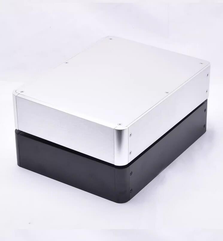 BZ2106 New DIYAll-Aluminum Rounded Chassis DIY Audio Preamp Case Amp Box DAC Enclosure