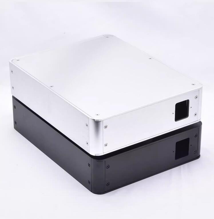 BZ2106 New DIYAll-Aluminum Rounded Chassis DIY Audio Preamp Case Amp Box DAC Enclosure