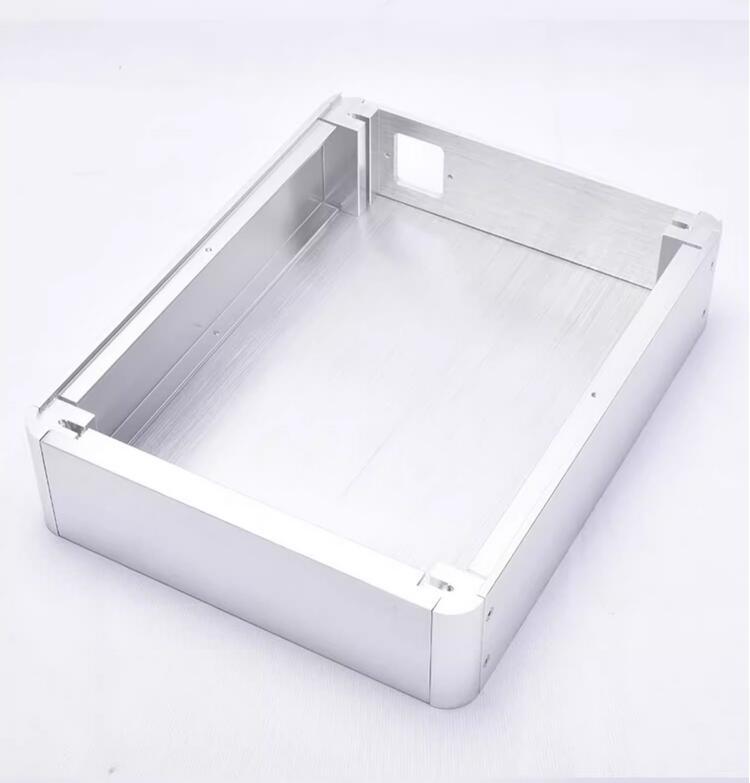 BZ2106 New DIYAll-Aluminum Rounded Chassis DIY Audio Preamp Case Amp Box DAC Enclosure