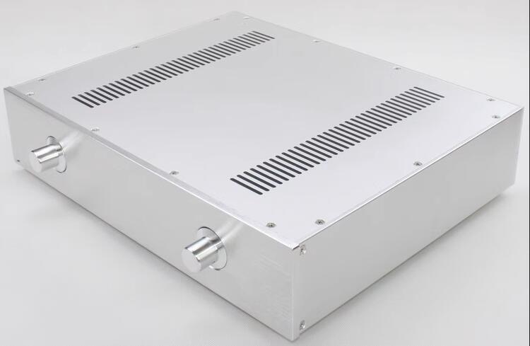 WA59 All-Aluminum Audio Amplifier Chassis Width 430 Height 90 Depth 300MM DIY Preamp Case DAC Decoder Box Shell