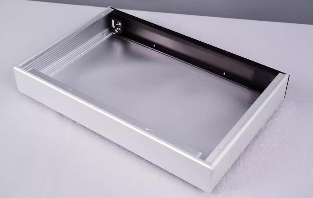 3850 Full aluminum Preamplifier chassis mplifier Box HIFI DIY PSU case 372x55x241mm