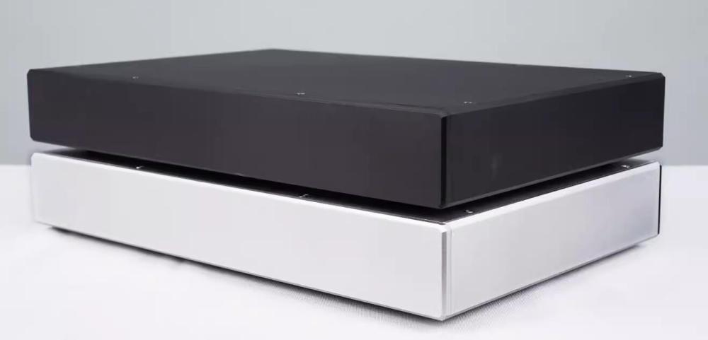 3850 Full aluminum Preamplifier chassis mplifier Box HIFI DIY PSU case 372x55x241mm