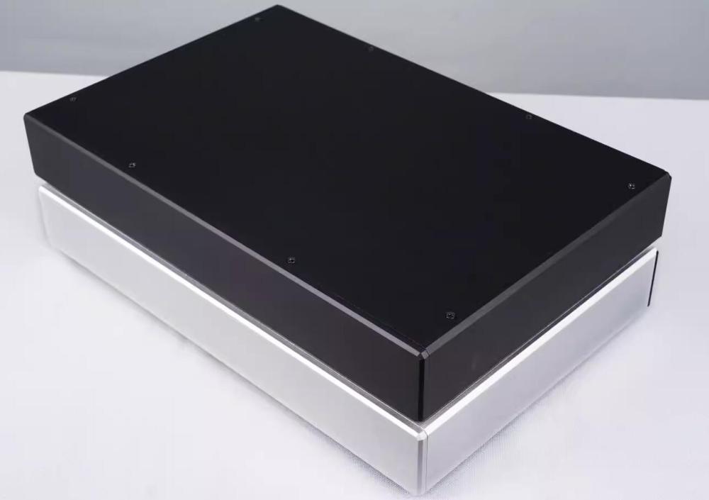 3850 Full aluminum Preamplifier chassis mplifier Box HIFI DIY PSU case 372x55x241mm