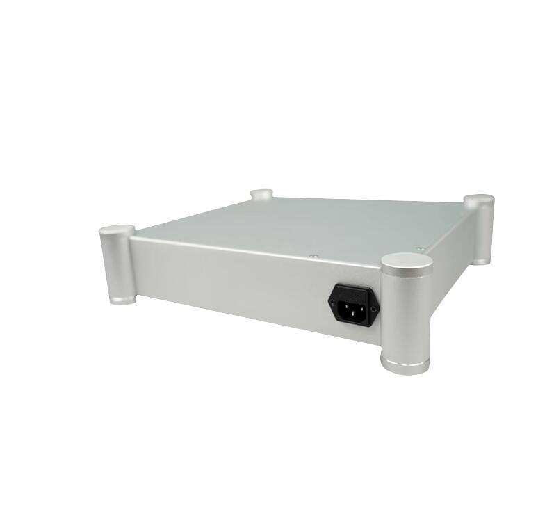 3607B Silver All Aluminum Amplifier Chassis tube Preamplifier Case AMP Enclosure HIFI DIY PSU Box