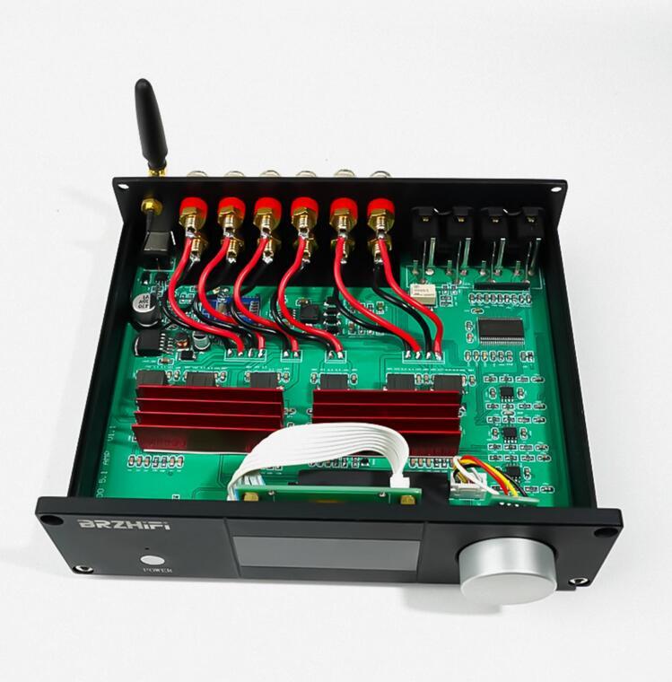 A600Y 5.1 Channel Power amplifier with Bluetooth 5.0 Remote control Independent adjustment of multi-channel high and low frequencies
