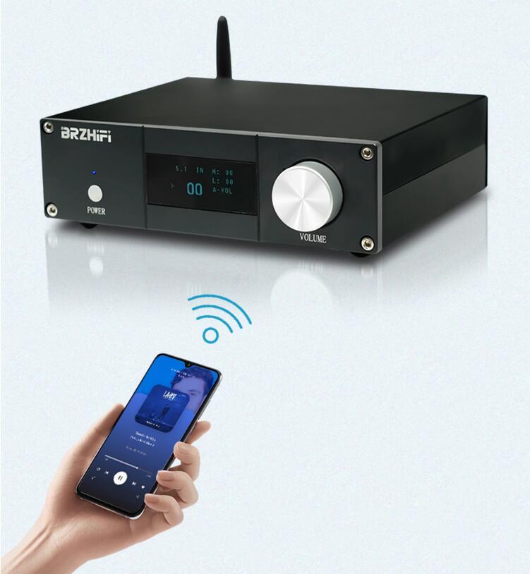 A600Y 5.1 Channel Power amplifier with Bluetooth 5.0 Remote control Independent adjustment of multi-channel high and low frequencies