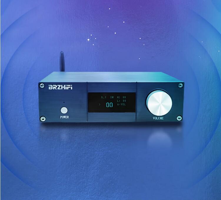 A600Y 5.1 Channel Power amplifier with Bluetooth 5.0 Remote control Independent adjustment of multi-channel high and low frequencies