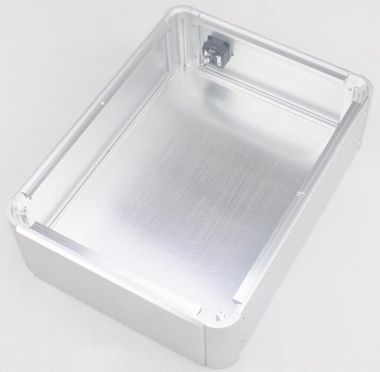 WA73 All-Aluminum Rounded Audio Amplifier Chassis Preamp Case HiFi DIY DAC Headphone Amp Box power supply Enclosure