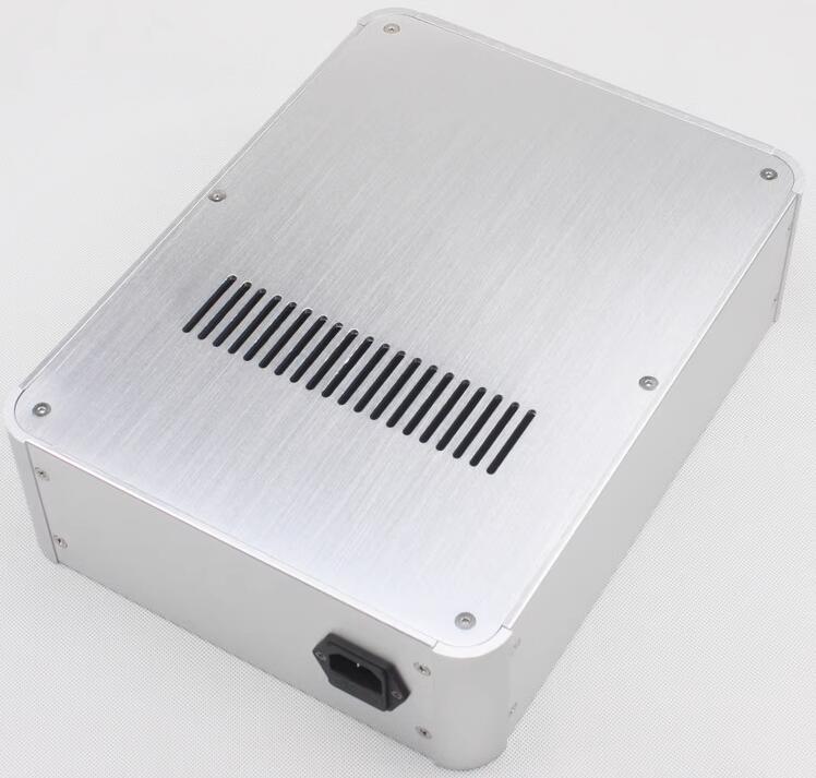 WA73 All-Aluminum Rounded Audio Amplifier Chassis Preamp Case HiFi DIY DAC Headphone Amp Box power supply Enclosure
