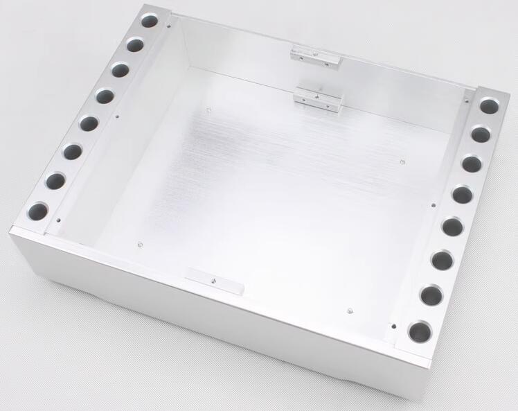 WA72  luxury preamplifier chassis full aluminum class A AMP enclosure HIFI DAC box DIY amplifier case with heatsink