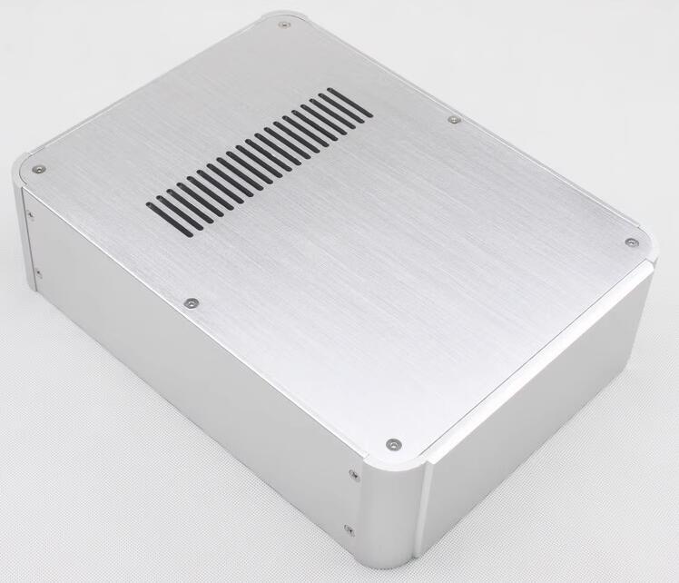 WA73 All-Aluminum Rounded Audio Amplifier Chassis Preamp Case HiFi DIY DAC Headphone Amp Box power supply Enclosure