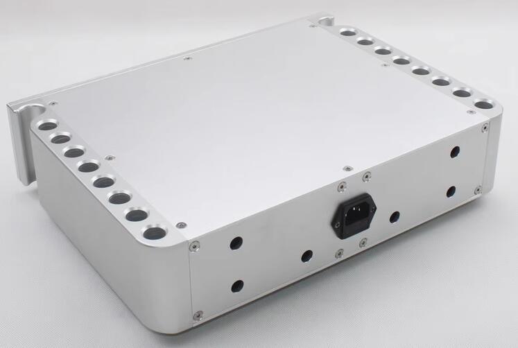 WA69 CNC  luxury preamplifier chassis full aluminum AMP enclosure HIFI box amplifier case with heatsink
