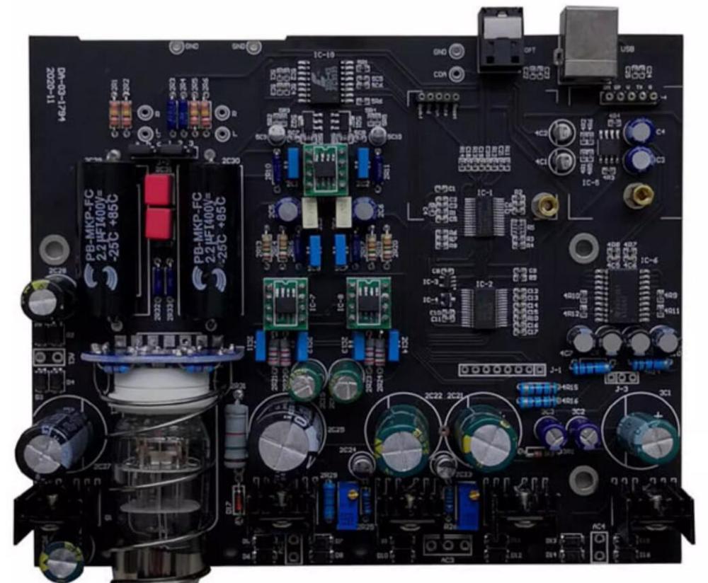 Upgraded DA03 Remote Control Decoder xmosPCM1794 Ultra Headphone Amplifier 5125 Bluetooth
