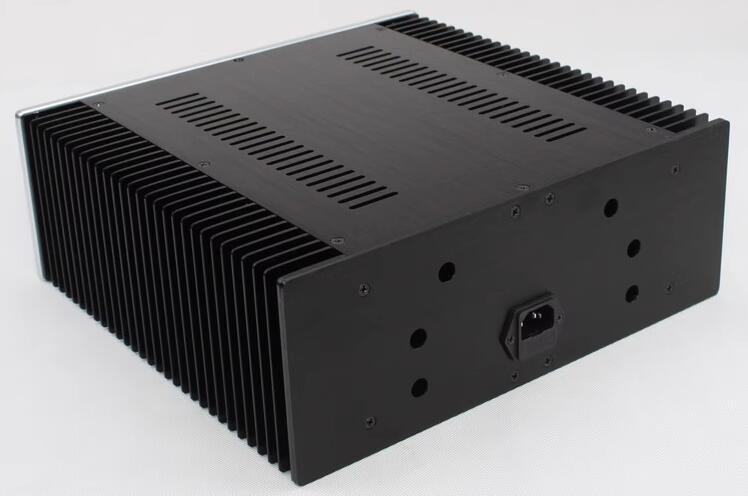 WA76 All Aluminum Power Amplifier Chassis 1969 Class A AMP Housing Audio PSU Enclosure DIY Box with heatsink