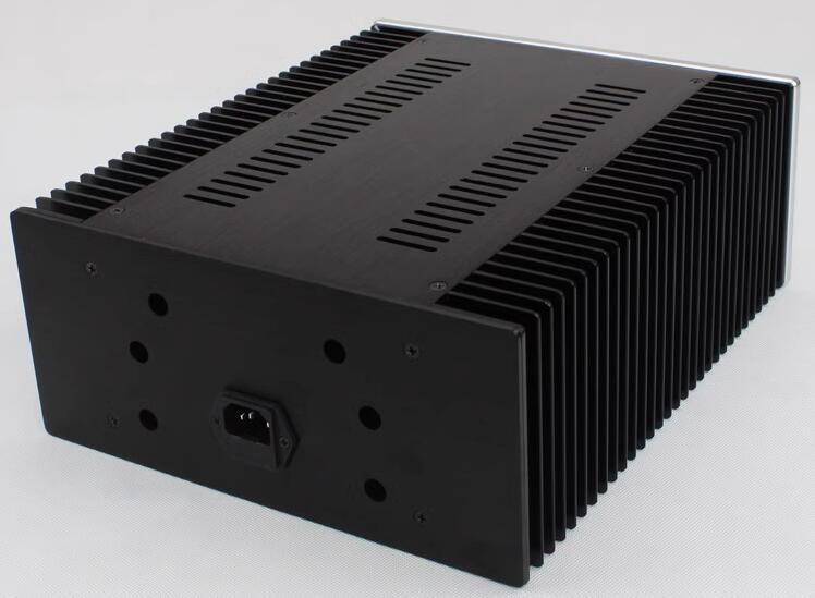 WA75 All Aluminum Power Amplifier Chassis Class A AMP Housing HIFI Audio Enclosure DIY Box with heatsink