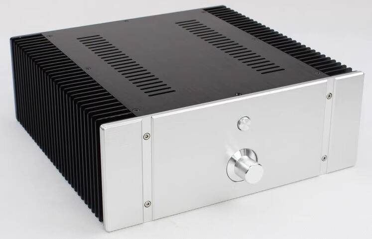 WA76 All Aluminum Power Amplifier Chassis 1969 Class A AMP Housing Audio PSU Enclosure DIY Box with heatsink
