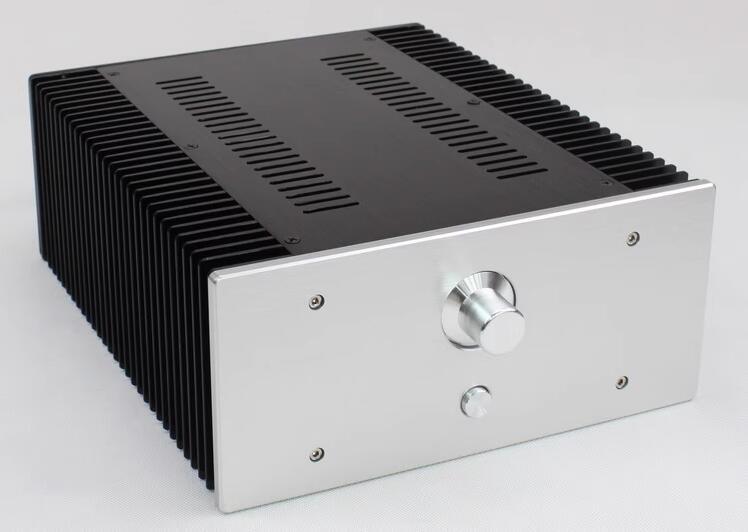 WA75 All Aluminum Power Amplifier Chassis Class A AMP Housing HIFI Audio Enclosure DIY Box with heatsink