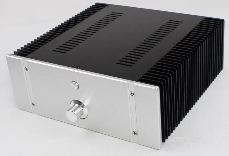 WA76 All Aluminum Power Amplifier Chassis 1969 Class A AMP Housing Audio PSU Enclosure DIY Box with heatsink