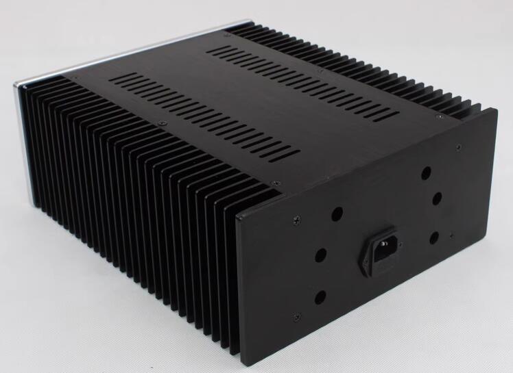 WA75 All Aluminum Power Amplifier Chassis Class A AMP Housing HIFI Audio Enclosure DIY Box with heatsink