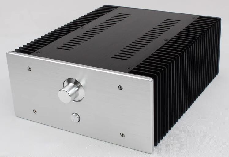 WA75 All Aluminum Power Amplifier Chassis Class A AMP Housing HIFI Audio Enclosure DIY Box with heatsink