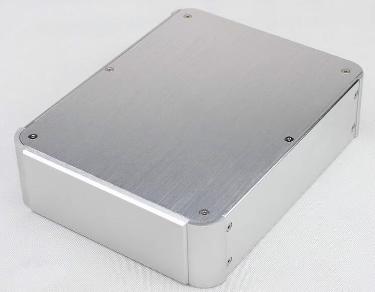 WA77 All-Aluminum Rounded Audio Amplifier Chassis Preamp Case HiFi DIY DAC Headphone Amp Box power supply Enclosure