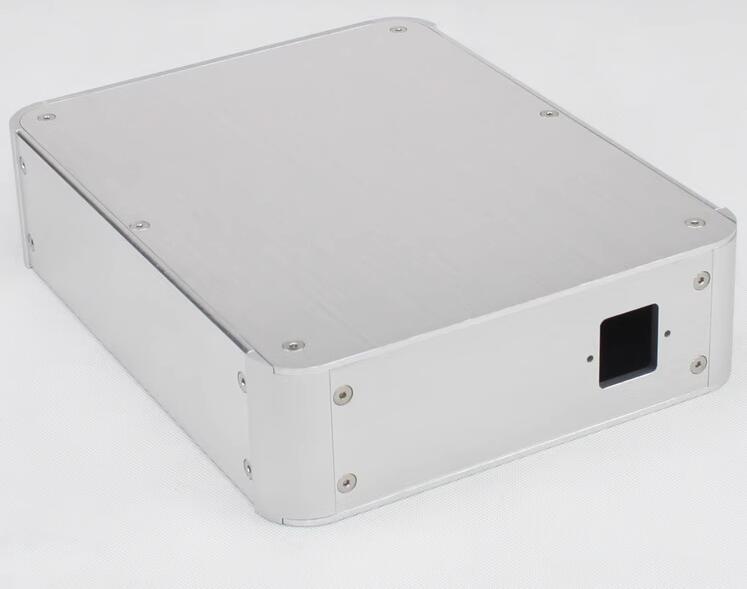 WA77 All-Aluminum Rounded Audio Amplifier Chassis Preamp Case HiFi DIY DAC Headphone Amp Box power supply Enclosure