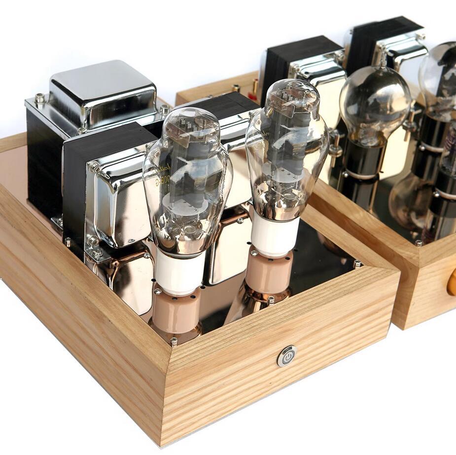 Handmade 6SN7 push 101D Split hifi stereo electronic tube preamplifier