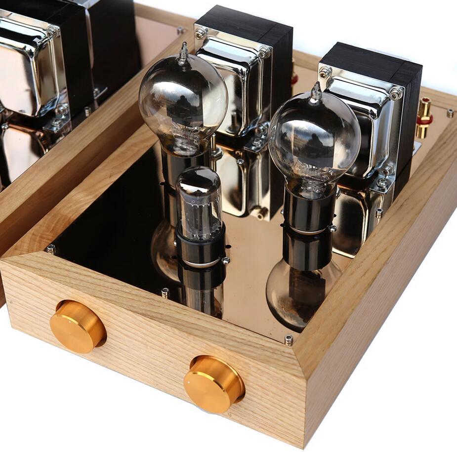 Handmade 6SN7 push 101D Split hifi stereo electronic tube preamplifier