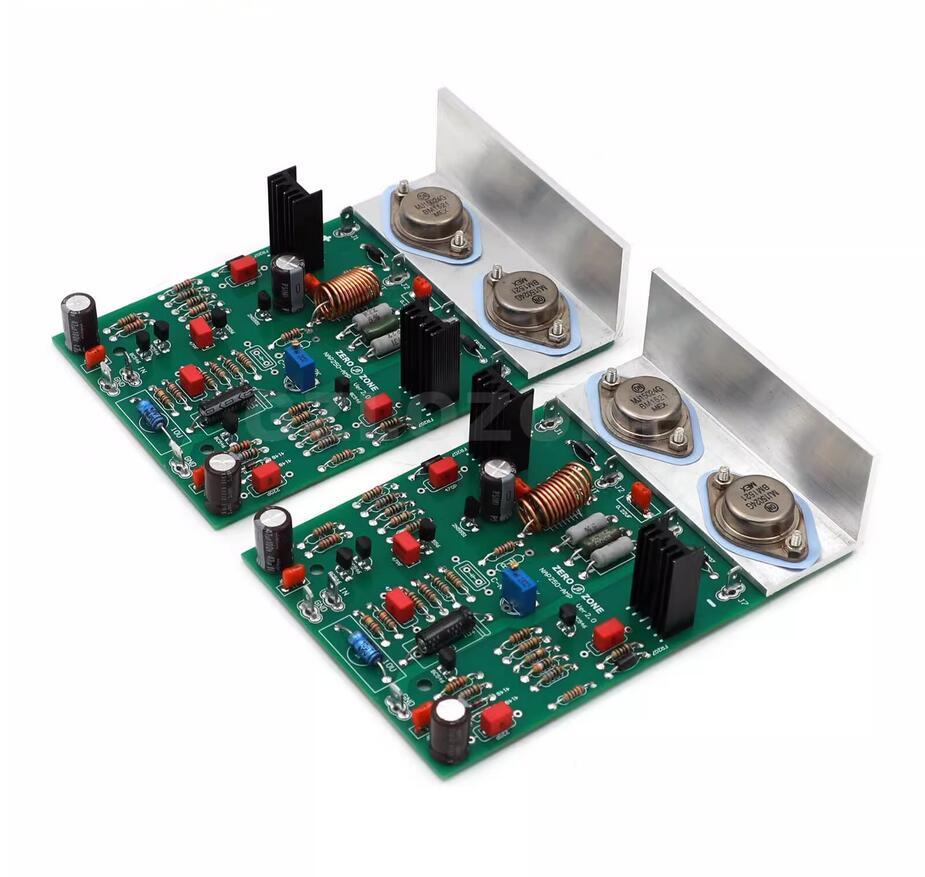 One Pair Assembeld NCC200 HIFI DIY stereo Power Amplifier Board Base On UK NAIM NAP250 circuit