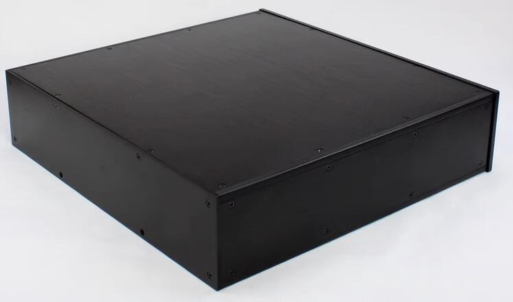WA89 black full aluminum Audio Amplifier Chassis Preamp Case HiFi DIY power supply Box