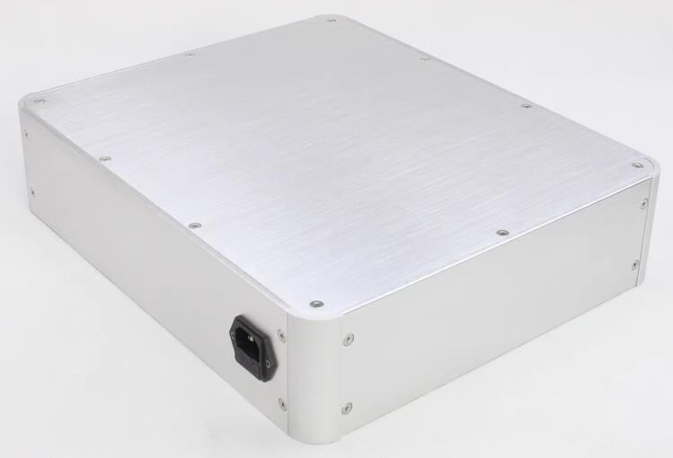 WA88 silver full aluminum Rounded Audio Amplifier Chassis Preamp Case HiFi DIY DAC Headphone Amp Box