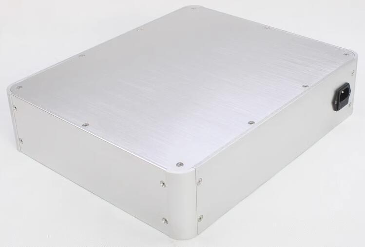 WA88 silver full aluminum Rounded Audio Amplifier Chassis Preamp Case HiFi DIY DAC Headphone Amp Box