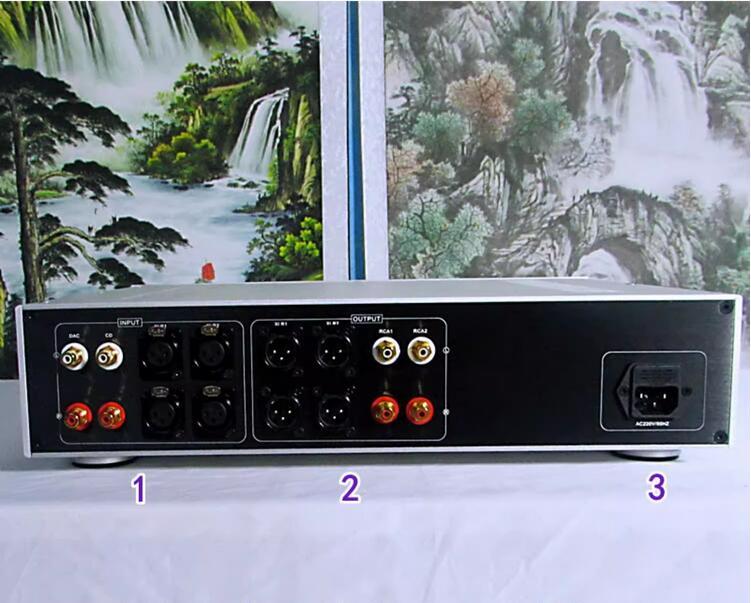 T1000 PRO fully balanced hifi class A tube preamplifier with remote control Reference TELOS 1000 circuit