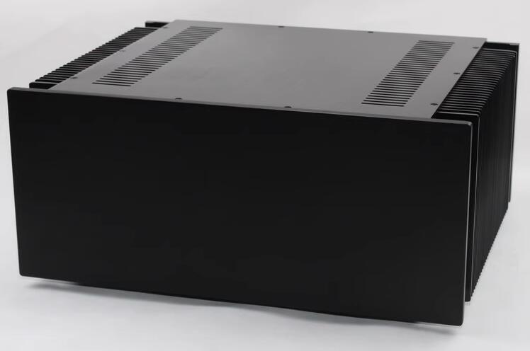WA107 Full Aluminum hifi diy Enclosure Amplifier Case class A amp Chassis Power Supply Box with heatsink