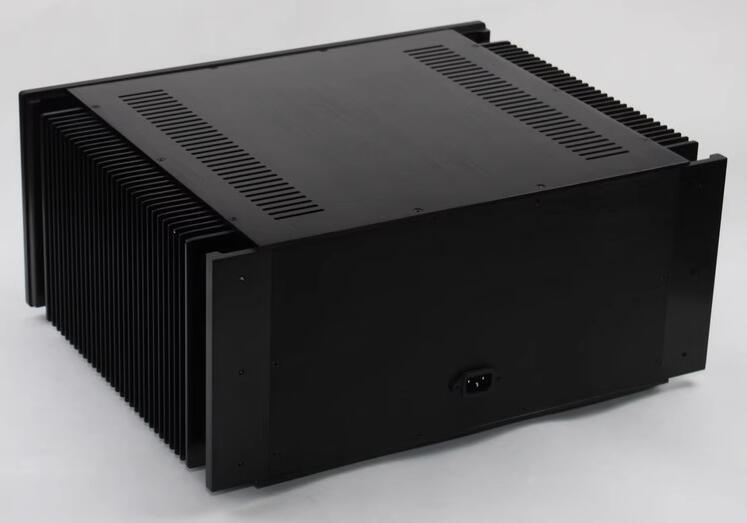 WA107 Full Aluminum hifi diy Enclosure Amplifier Case class A amp Chassis Power Supply Box with heatsink