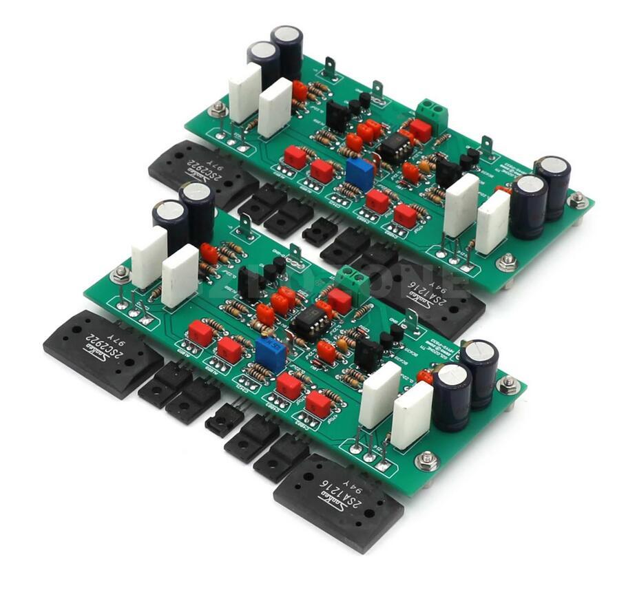 1 Pair Finished HM4S HIFI 2SA1216 2SC2922 150W+150W Power Amplifier Board Base Burmester 933 MK2