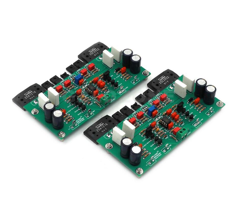 1 Pair Finished HM4S HIFI 2SA1216 2SC2922 150W+150W Power Amplifier Board Base Burmester 933 MK2