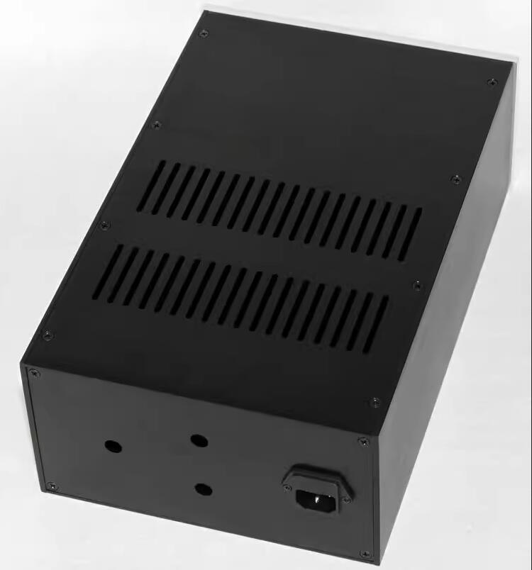 WA120 all aluminum power amplifier case tube amp chassis hifi diy box With heat dissipation holes
