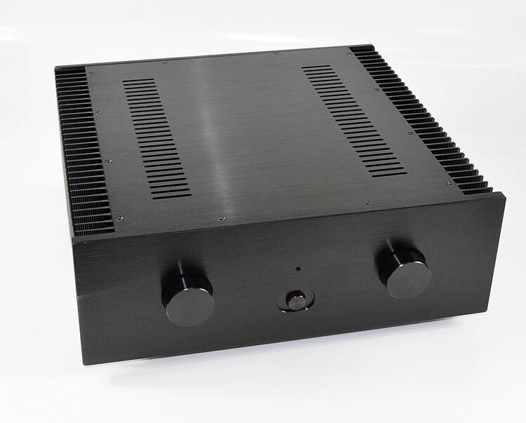 WA122 Power Amplifier Chassis All-Aluminum Large Class A Case hifi diy box with heatsink