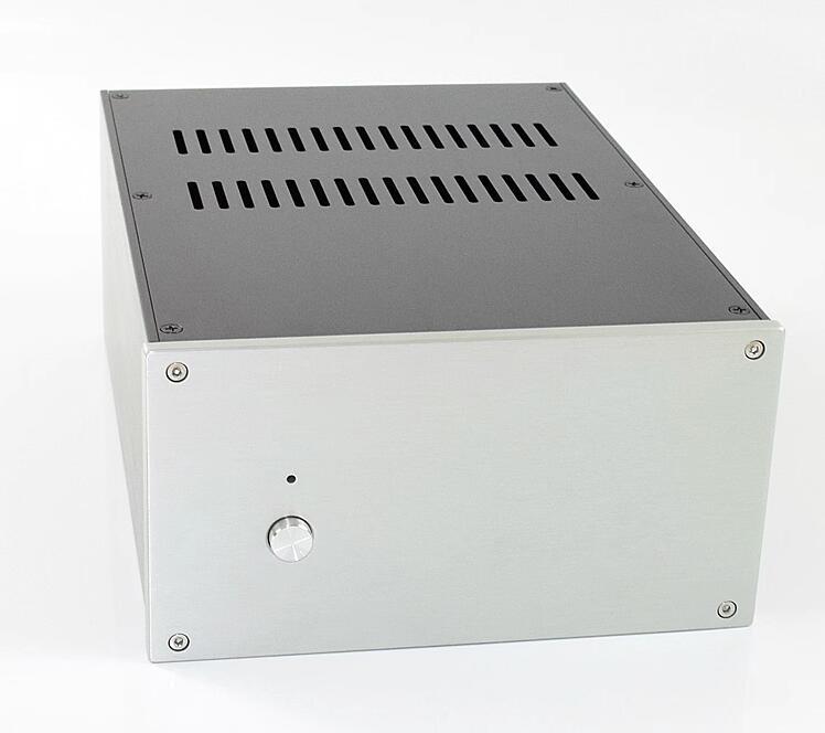 WA124 All Aluminum Audio Amplifier Chassis power supply case hifi diy decoder box