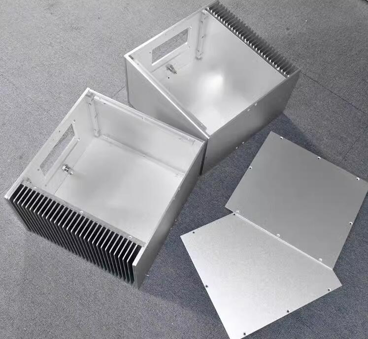CJ143 Full aluminum class A Split chassis power supply case hifi diy luxurious box with heatsink