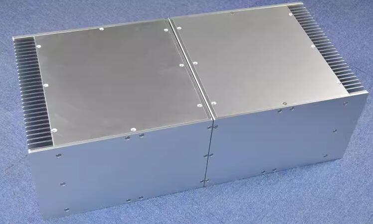 WA138 Full aluminum class A Split chassis power supply case hifi diy luxurious box with heatsink