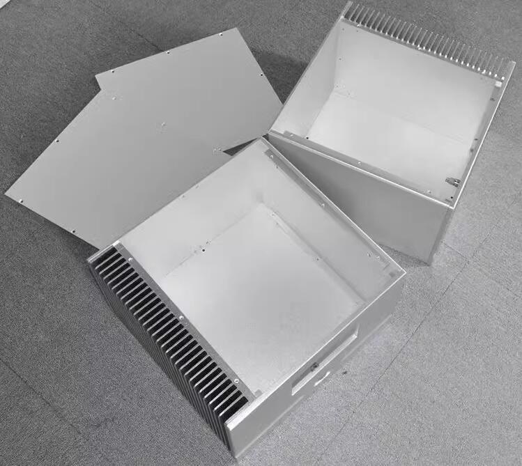 CJ143 Full aluminum class A Split chassis power supply case hifi diy luxurious box with heatsink