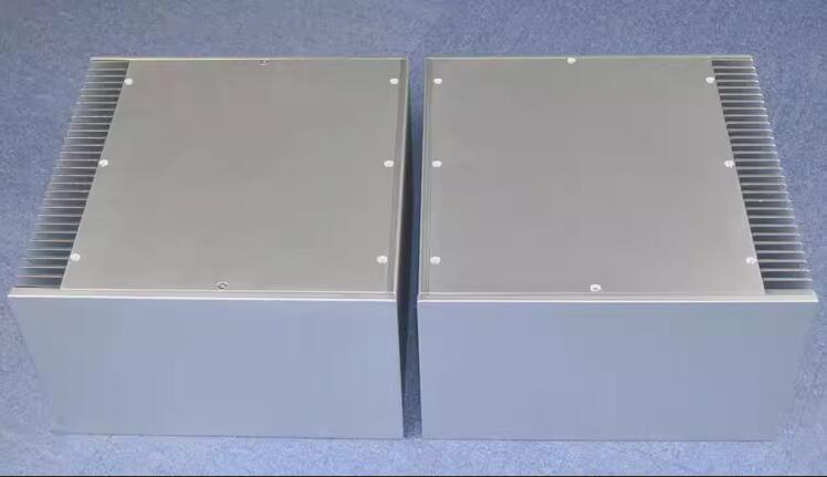 WA138 Full aluminum class A Split chassis power supply case hifi diy luxurious box with heatsink
