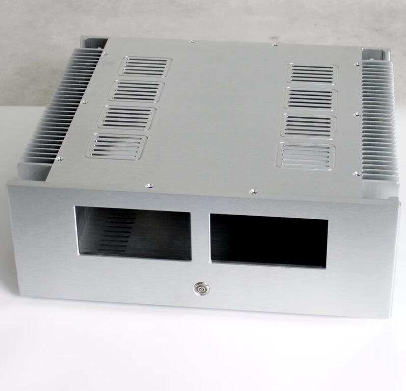 CJ-157 Power Amplifier Chassis All-Aluminum Large Class A Case hifi diy box with heatsink
