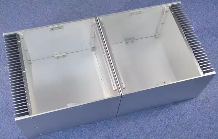 WA138 Full aluminum class A Split chassis power supply case hifi diy luxurious box with heatsink
