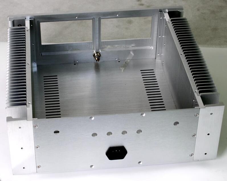 CJ-157 Power Amplifier Chassis All-Aluminum Large Class A Case hifi diy box with heatsink