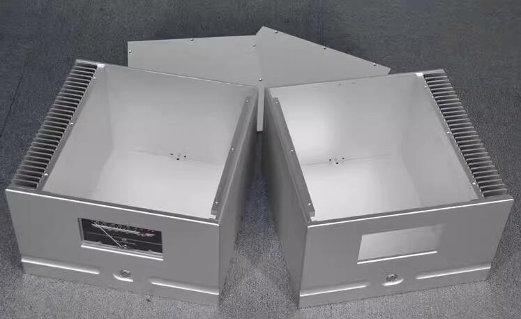 CJ143 Full aluminum class A Split chassis power supply case hifi diy luxurious box with heatsink